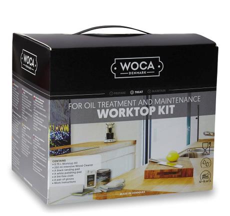 kit entretien plan de travail huile Woca