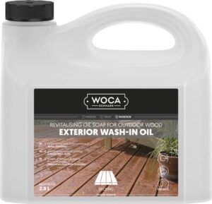 huile revitalisante savon bois extérieur parquet platelage Woca 2,5L