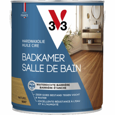 V33 - Huile Cire Salle De Bain
