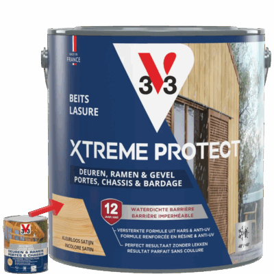 V33 Lasure Portes, Châssis & Bardages Xtreme Protect