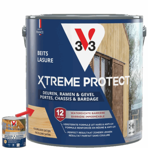 V33 Lasure Portes, Châssis & Bardages Xtreme Protect