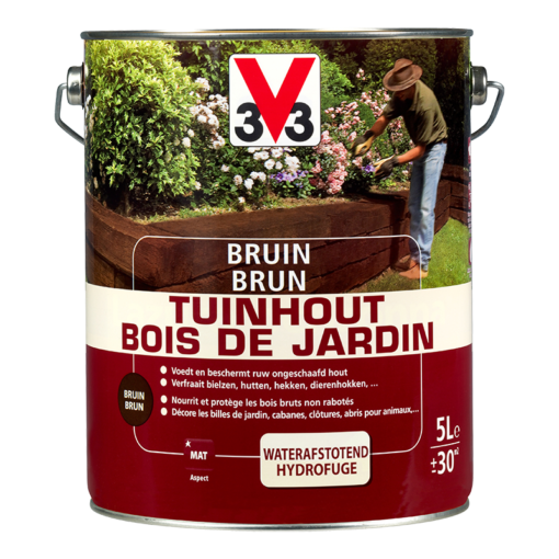 V33 - Brun Bois De Jardin