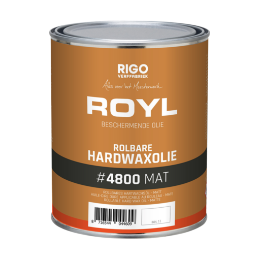 ROYL Hardwax Oil en rouleau #4800 Mat 1L – Image 3